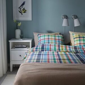 Colorful Plaid Bedding Set